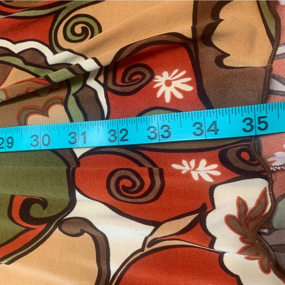 Vintage Speechless Large Flare Boho Dress Fairy core Paisley Empire waist - Picture 9 of 13